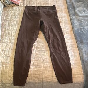 Vuori Chocolate Brown High-Rise Leggings